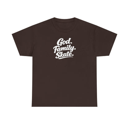 God. Family. Skate. Tee — Skate T-Shirt